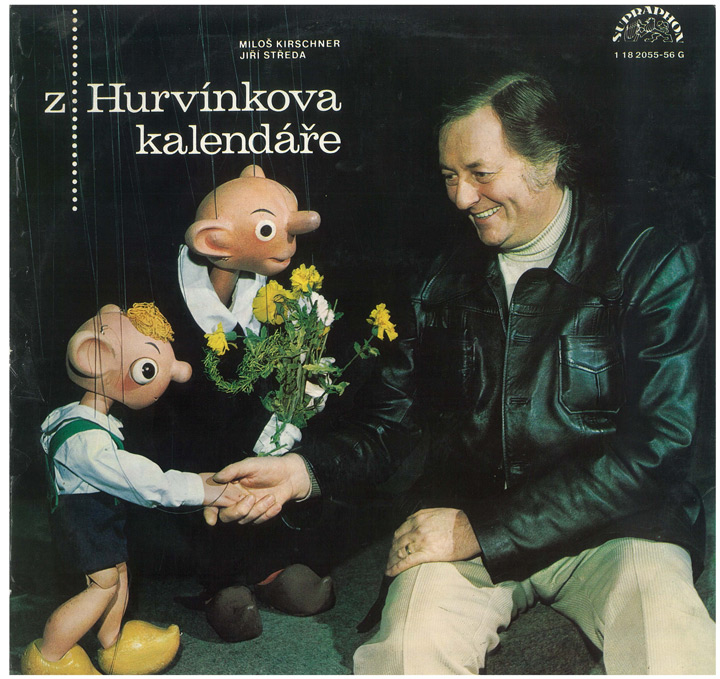 Zadní strana obalu 2LP Z Hurvínkova kalendáře